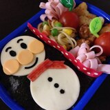 キャラ弁☆アンパンマン雪だるま